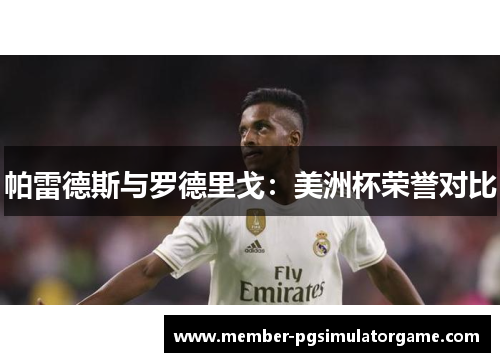 帕雷德斯与罗德里戈：美洲杯荣誉对比