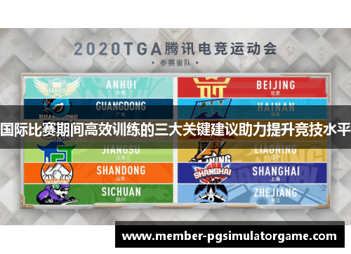 国际比赛期间高效训练的三大关键建议助力提升竞技水平