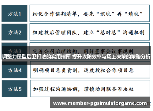 调整力量型后卫打法的实用指南 提升攻防效率与场上决策的策略分析