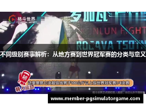 不同级别赛事解析：从地方赛到世界冠军赛的分类与意义