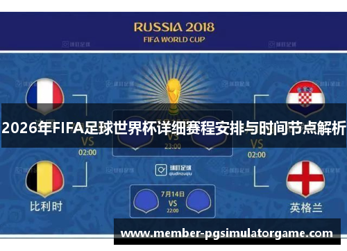 2026年FIFA足球世界杯详细赛程安排与时间节点解析