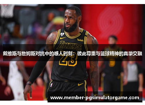 戴维斯与詹姆斯对抗中的感人时刻：彼此尊重与篮球精神的真挚交融